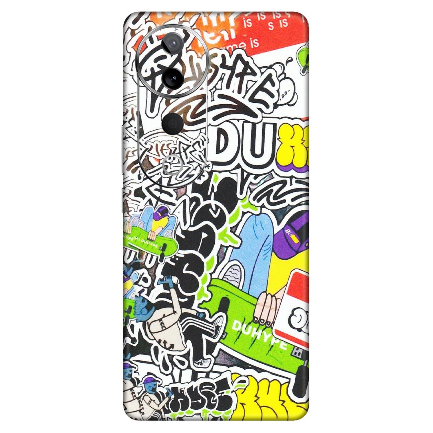 VIVO Z/V/X/T/U/S Series Phone Skins (All Models) - Dope Graffiti - Matte Finish (M-61) Vivo T3 Ultra (5G)