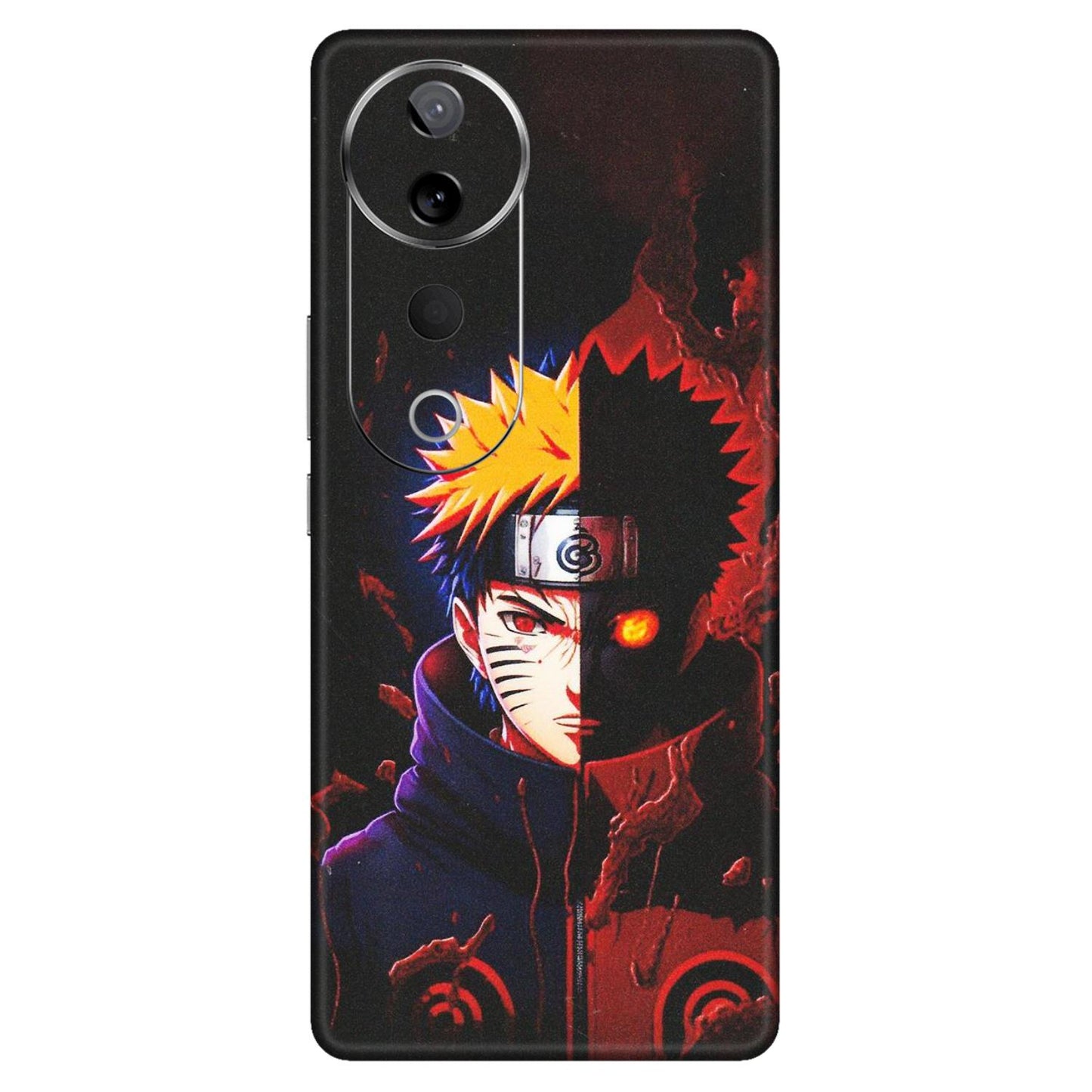 VIVO Z/V/X/T/U/S Series Phone Skins (All Models) - Naruto X Evil - Matte Finish (M-70) Vivo T3 Ultra (5G)