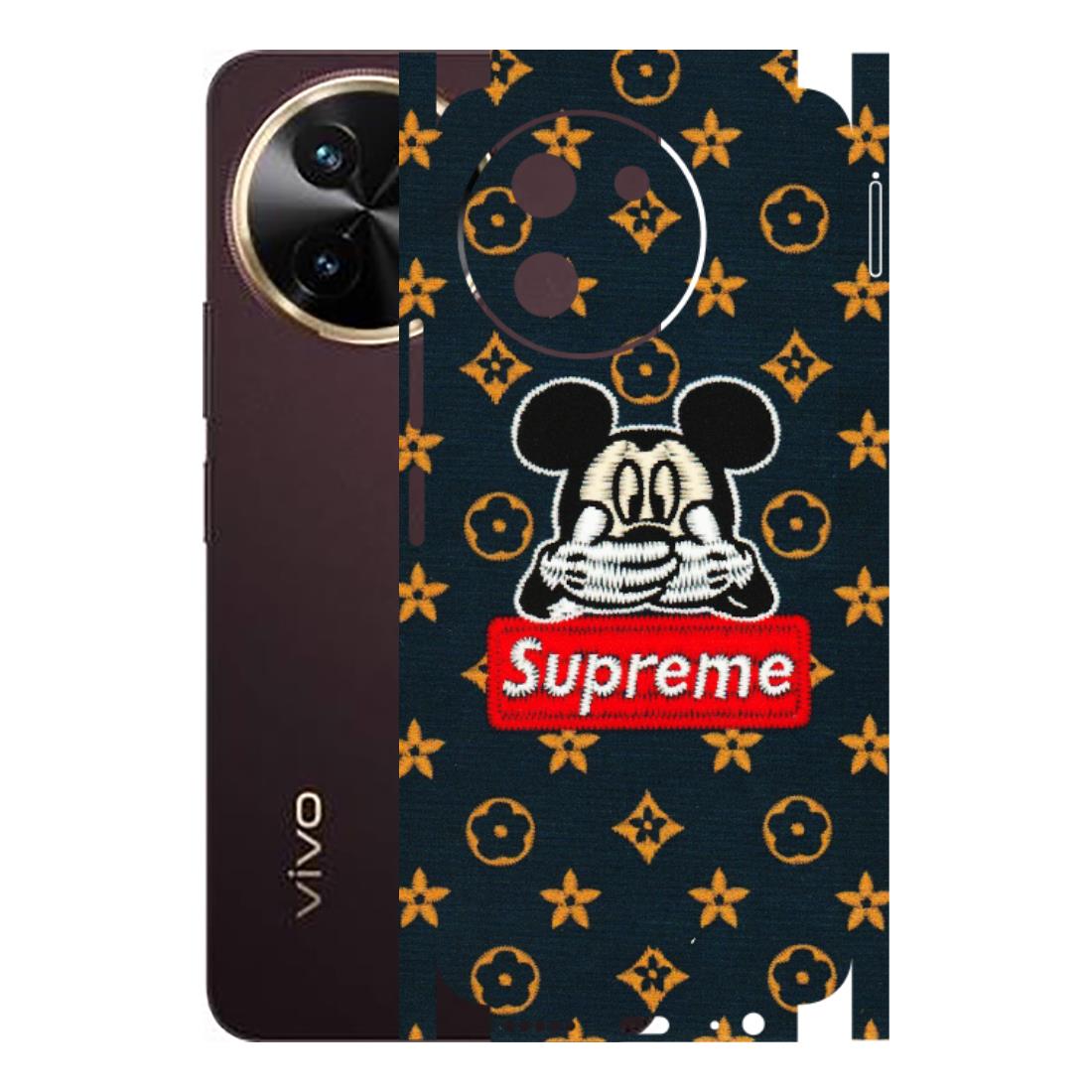 VIVO Z/V/X/T/U/S Series Phone Skins (All Models) - Mickey Supreme - Matte Finish (M-83) Vivo T3 X (5G)