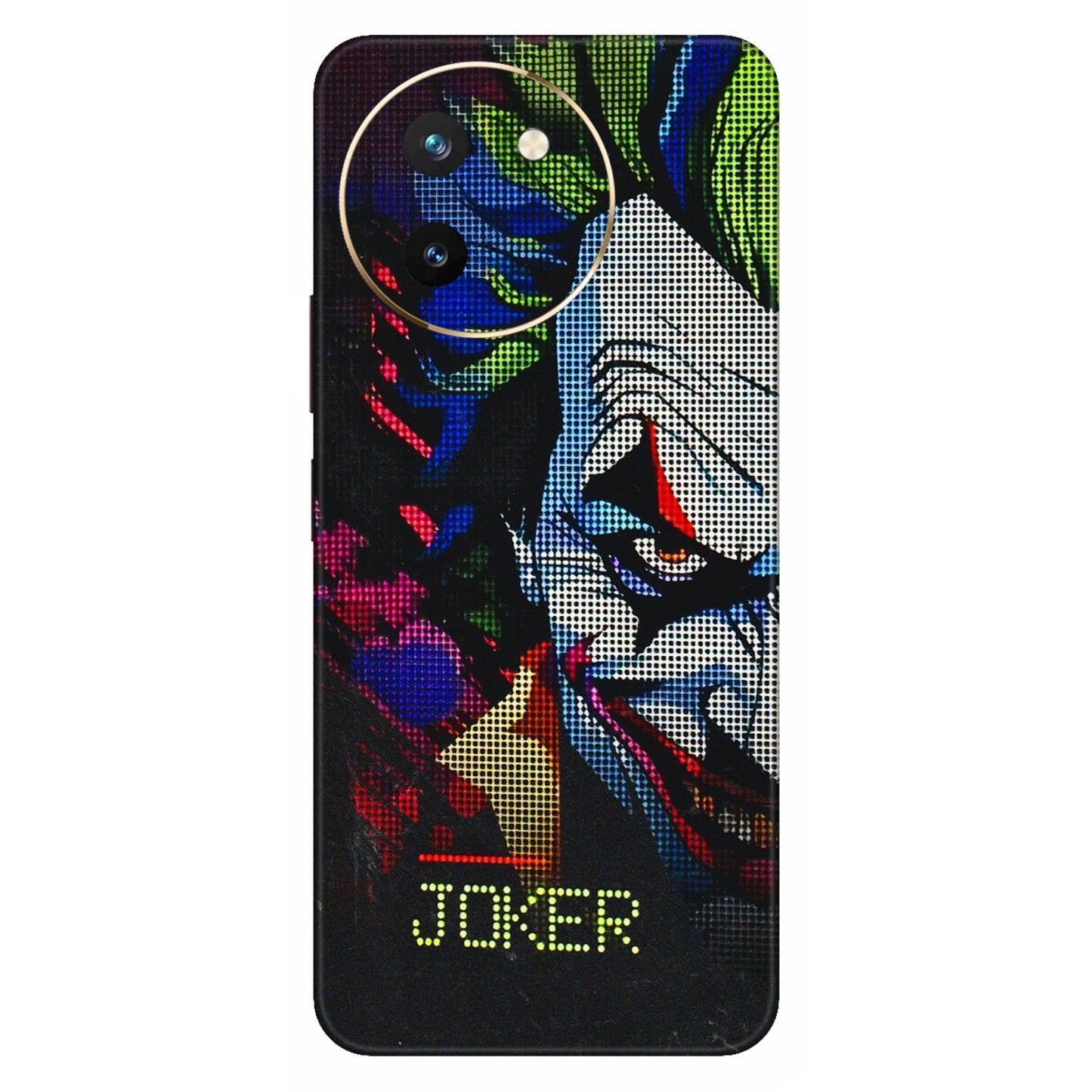 VIVO Z/V/X/T/U/S Series Phone Skins (All Models) - Joker Dot Matrix - 3D Embossed Finish (L-08) Vivo T3 X (5G)