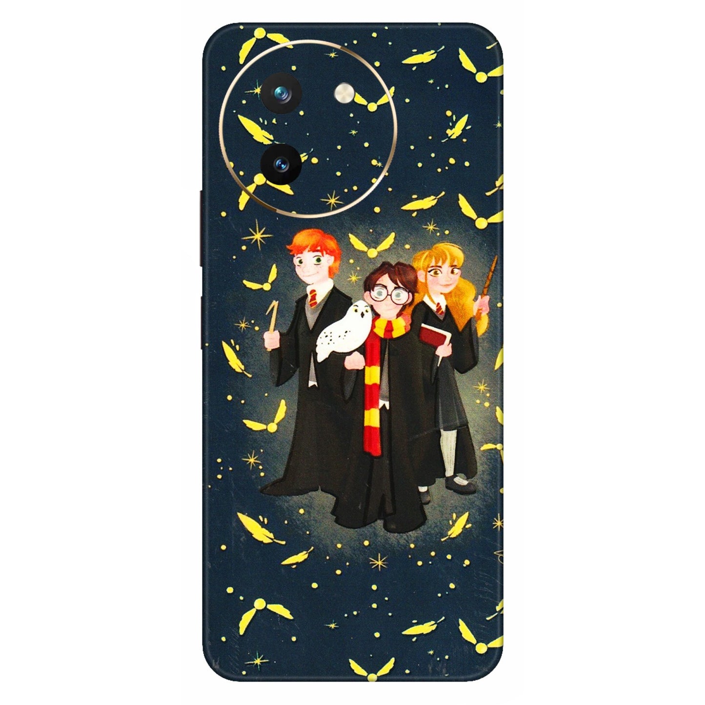 VIVO Z/V/X/T/U/S Series Phone Skins (All Models) - Harry Potter - 3D Embossed Finish (L-183) Vivo T3 X (5G)