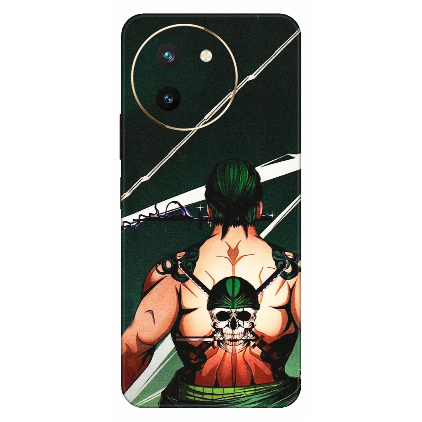 VIVO Z/V/X/T/U/S Series Phone Skins (All Models) - Zoro Anime - 3D Embossed Finish (L-23) Vivo T3 X (5G)