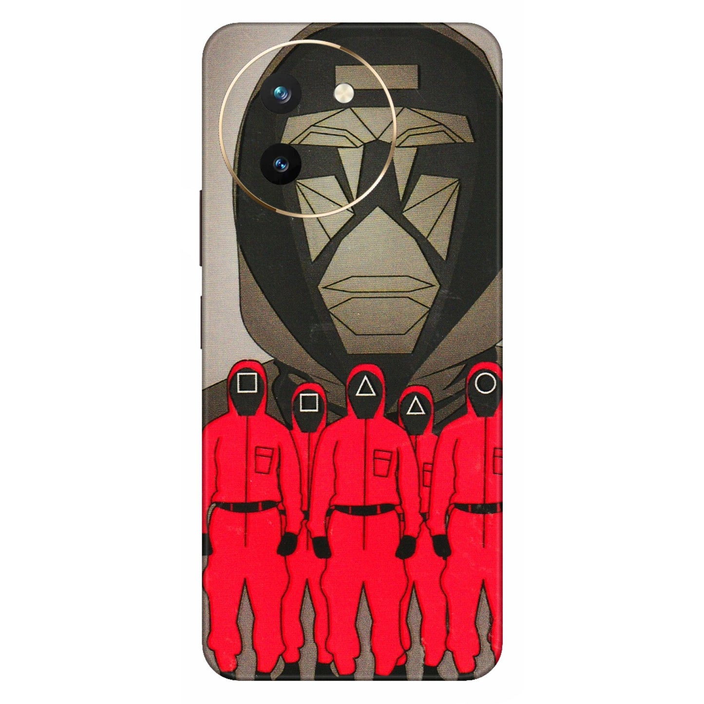 VIVO Z/V/X/T/U/S Series Phone Skins (All Models) - Squid Game Hero - 3D Embossed Finish (L-245) Vivo T3 X (5G)