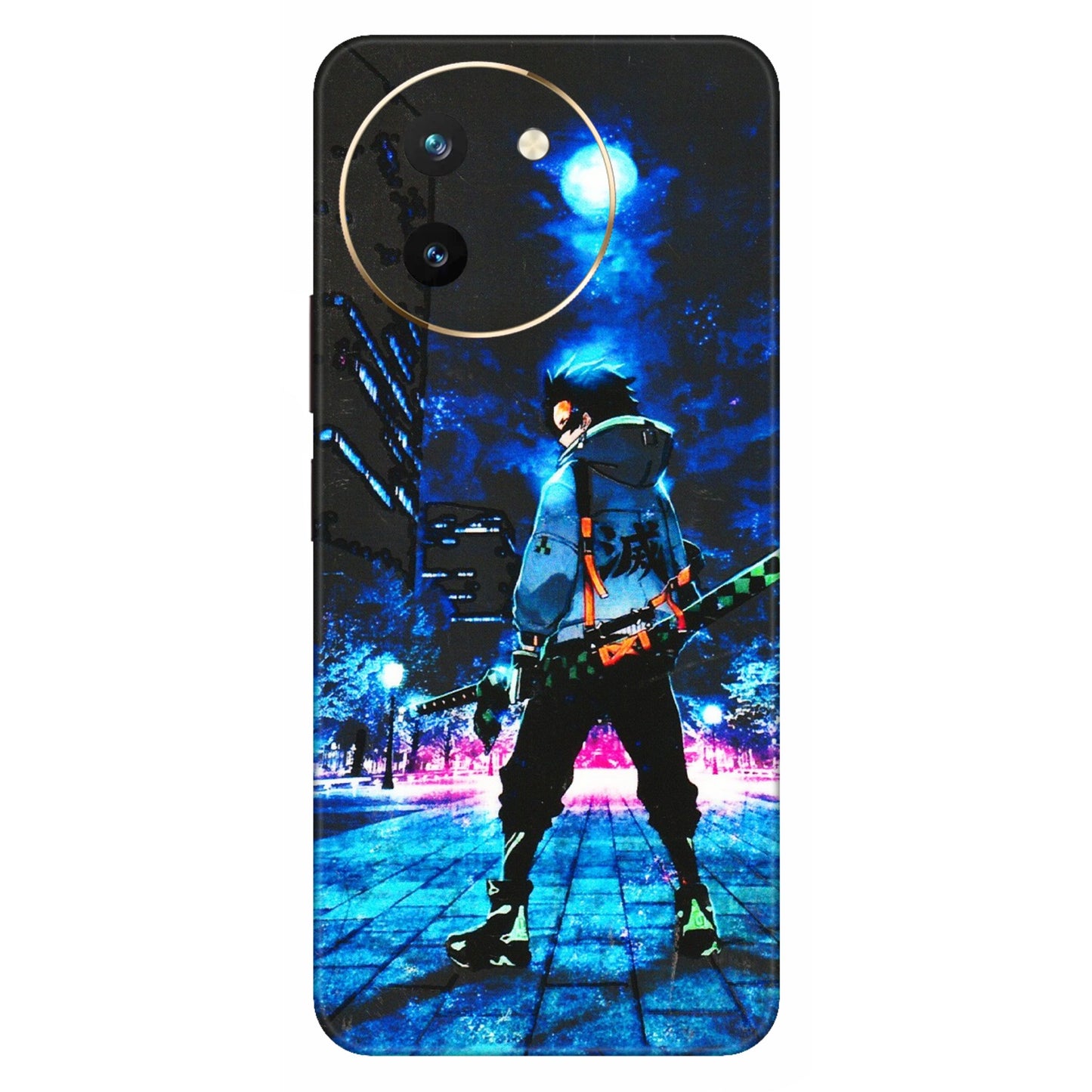 VIVO Z/V/X/T/U/S Series Phone Skins (All Models) - Demon Slayer Sword - 3D Embossed Finish (L-247) Vivo T3 X (5G)
