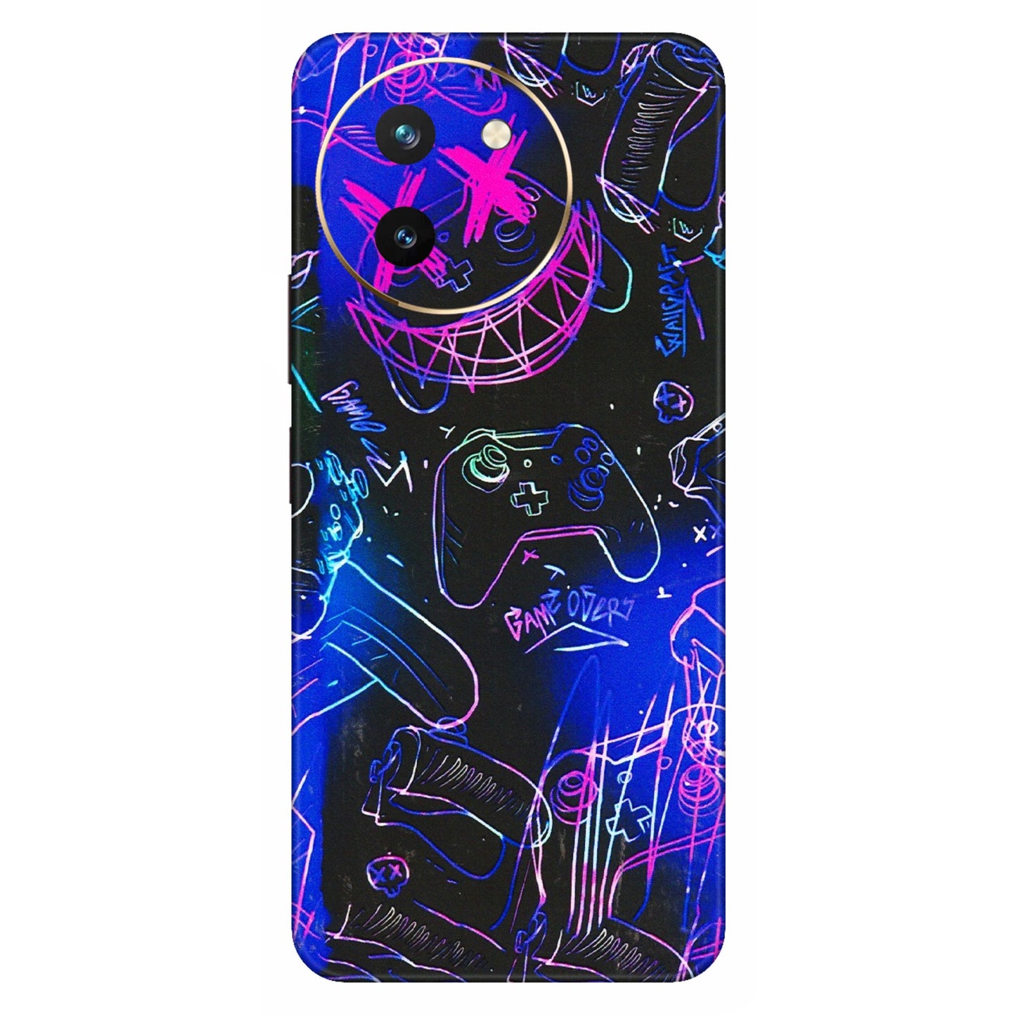 VIVO Z/V/X/T/U/S Series Phone Skins (All Models) - Gamers Paradise - 3D Embossed Finish (L-258) Vivo T3 X (5G)