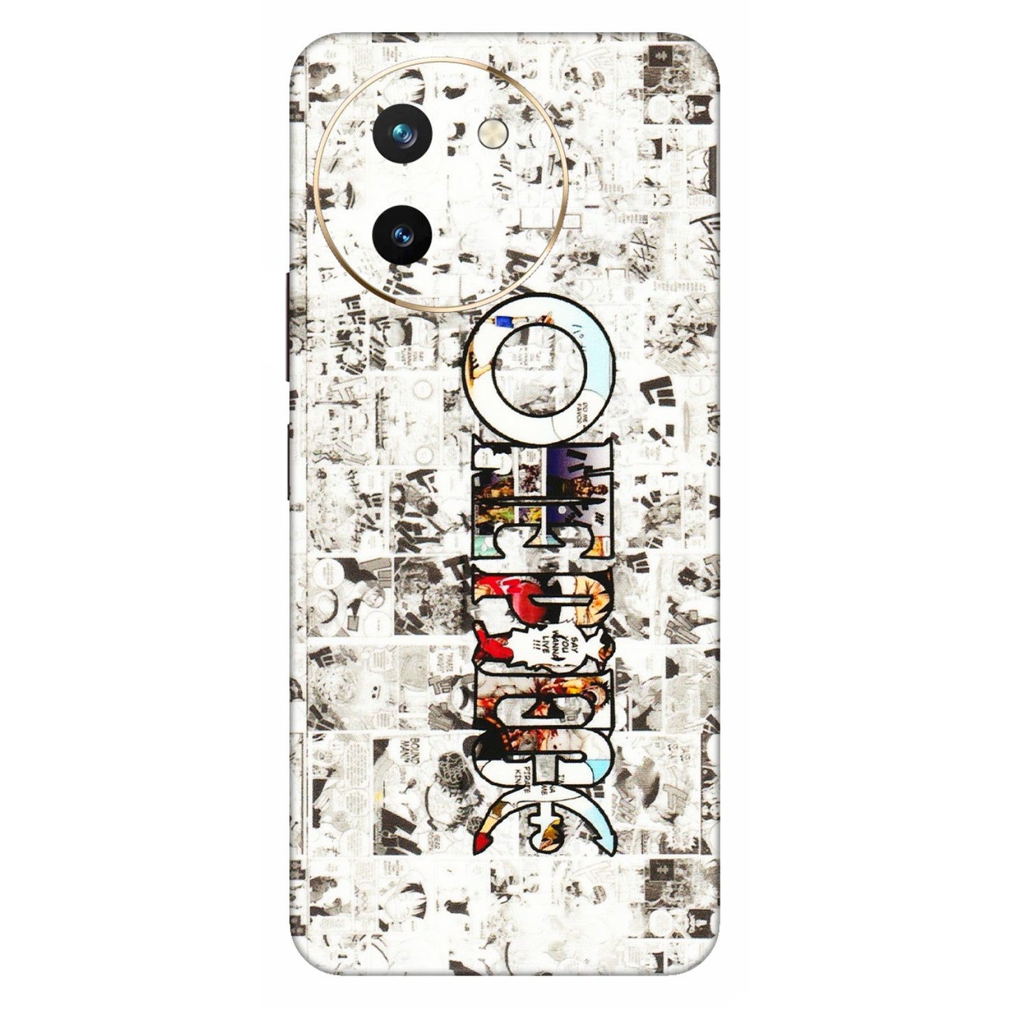 VIVO Z/V/X/T/U/S Series Phone Skins (All Models) - One Piece Manga - 3D Embossed Finish (L-26) Vivo T3 X (5G)