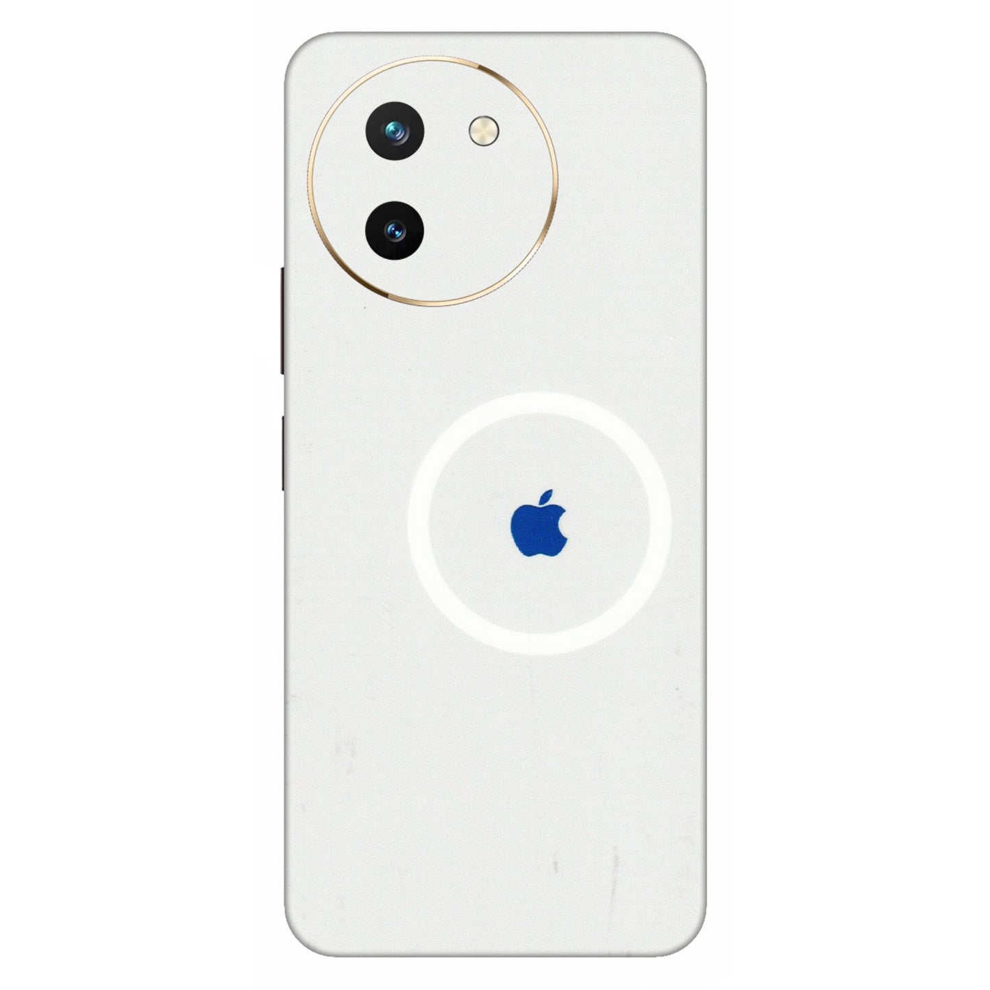 VIVO Z/V/X/T/U/S Series Phone Skins (All Models) - iPhone Magsafe Logo - 3D Embossed Finish (L-320) Vivo T3 X (5G)