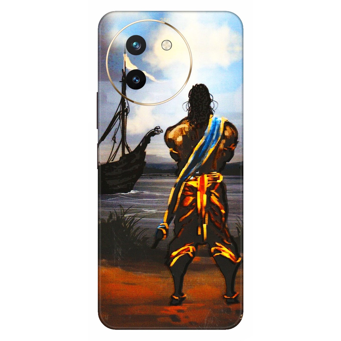 VIVO Z/V/X/T/U/S Series Phone Skins (All Models) - Heavenly God Figure - 3D Embossed Finish (L-34) Vivo T3 X (5G)