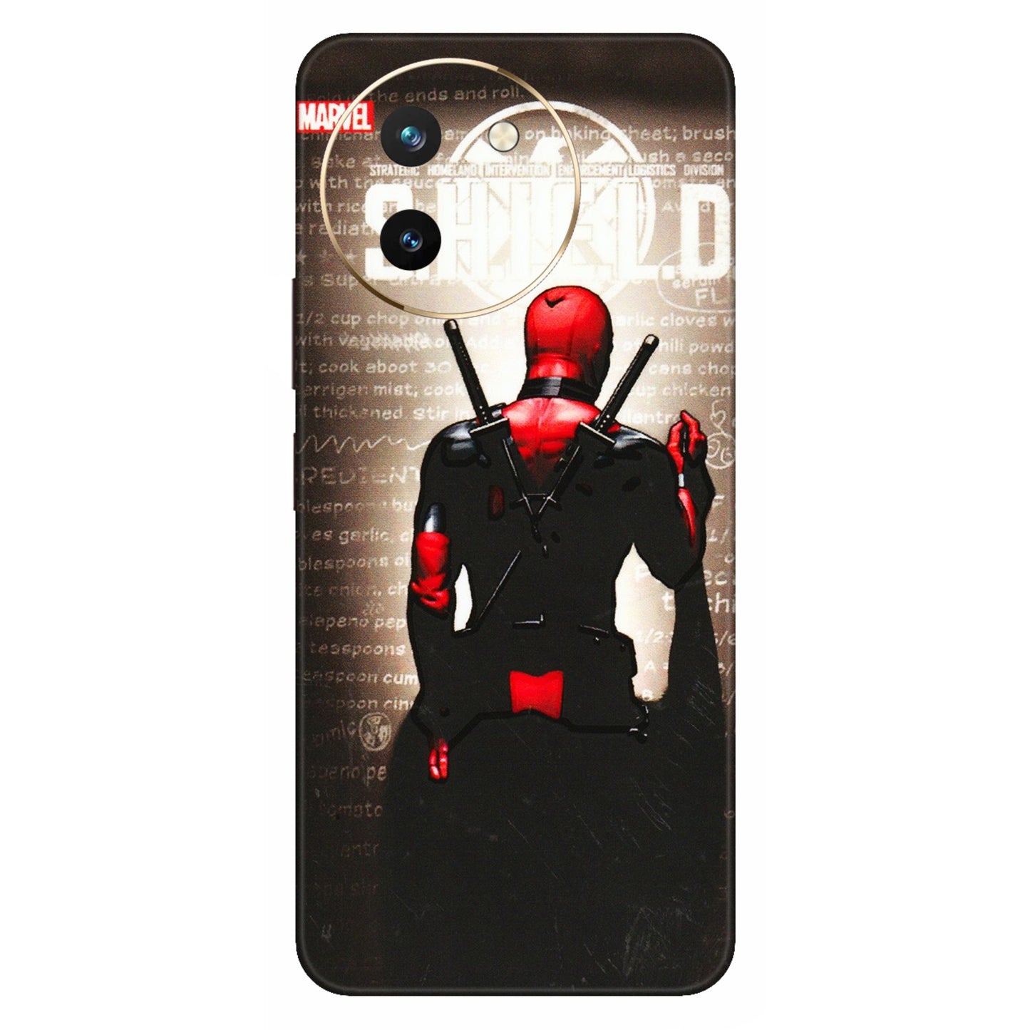 VIVO Z/V/X/T/U/S Series Phone Skins (All Models) - Deadpool - 3D Embossed Finish (L-56) Vivo T3 X (5G)