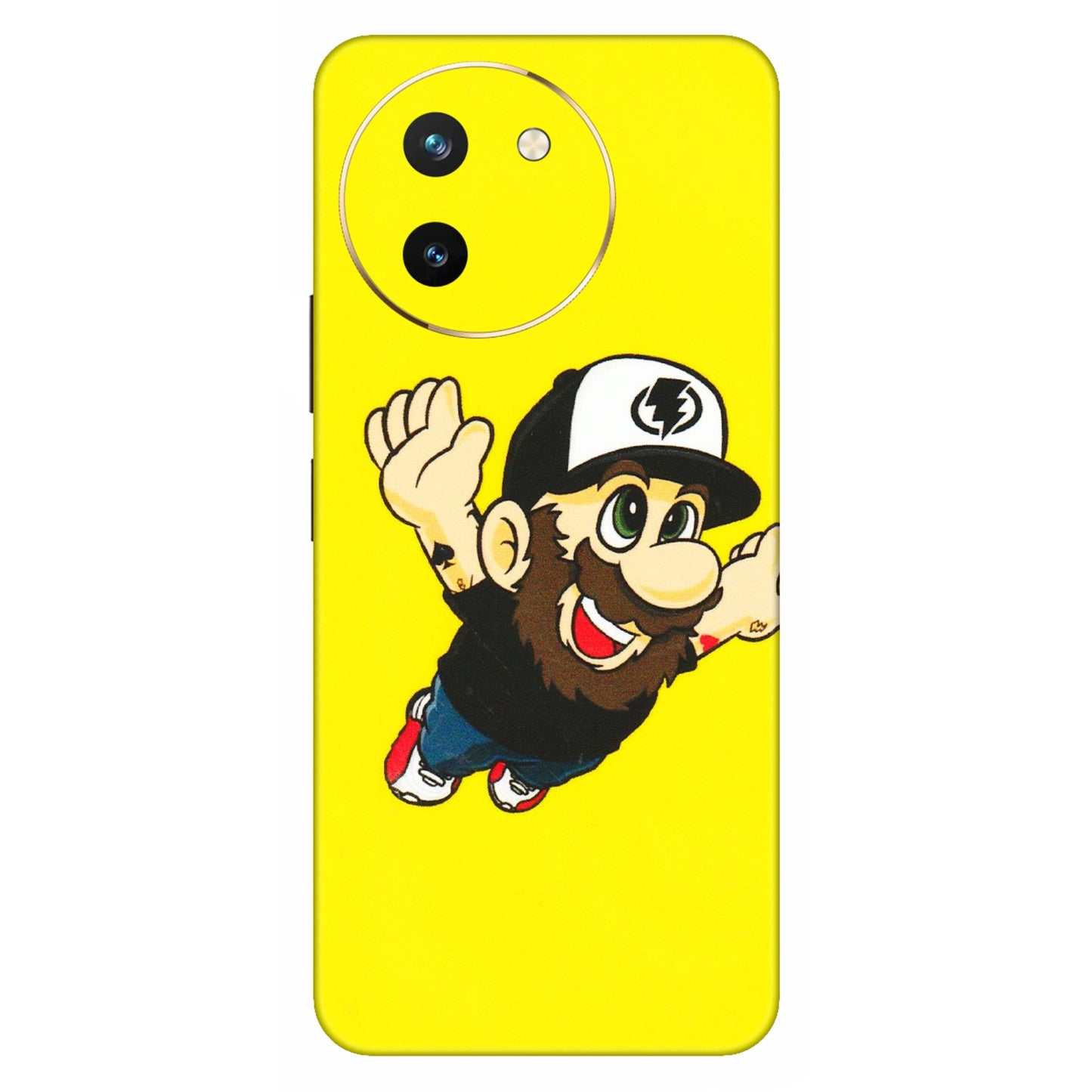 VIVO Z/V/X/T/U/S Series Phone Skins (All Models) - Flying Beardo - 3D Embossed Finish (L-60) Vivo T3 X (5G)