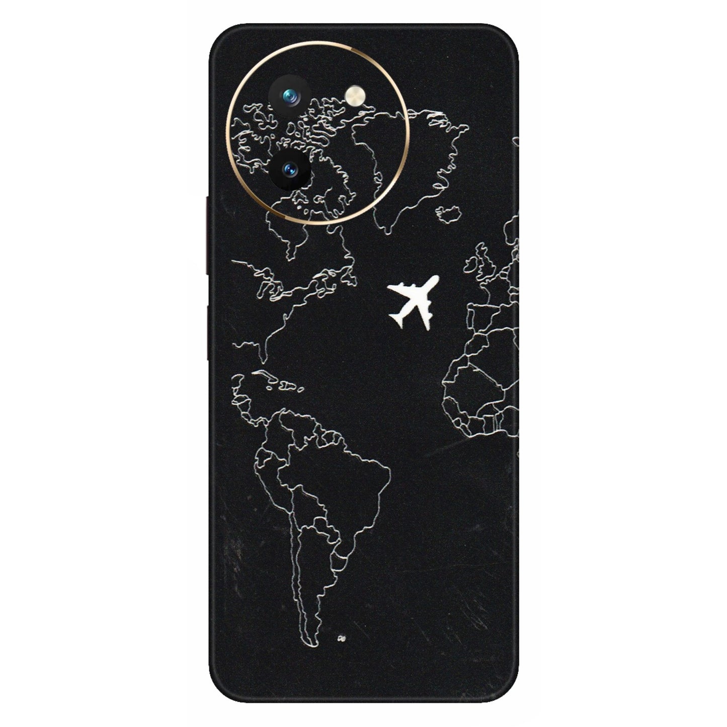 VIVO Z/V/X/T/U/S Series Phone Skins (All Models) - Never Ending Travel - 3D Embossed Finish (L-79) Vivo T3 X (5G)