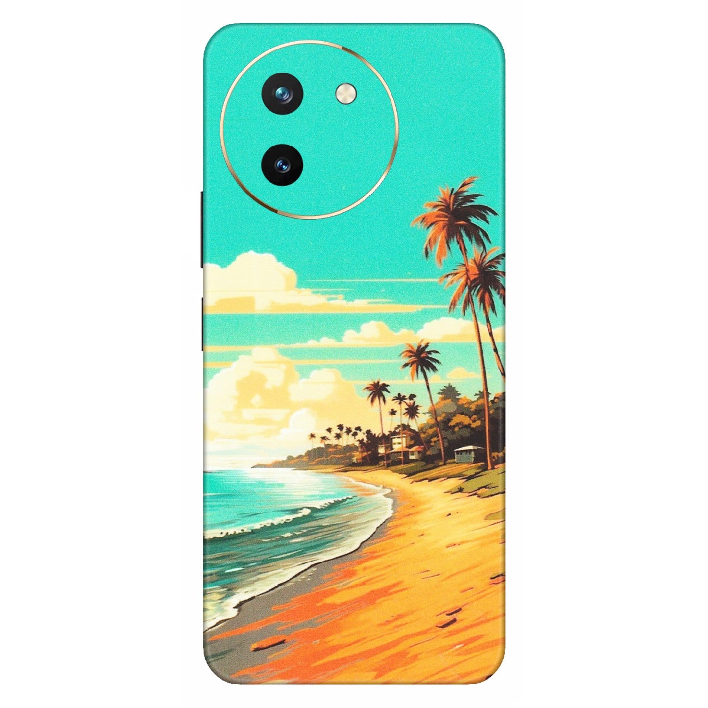 VIVO Z/V/X/T/U/S Series Phone Skins (All Models) - Miami Beach - Matte Finish (M-136) Vivo T3 X (5G)
