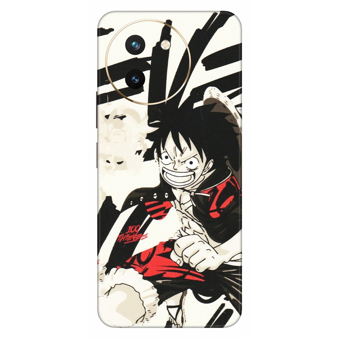 VIVO Z/V/X/T/U/S Series Phone Skins (All Models) - Monkey D.Luffy Manga Anime - Matte Finish (M-145) Vivo T3 X (5G)