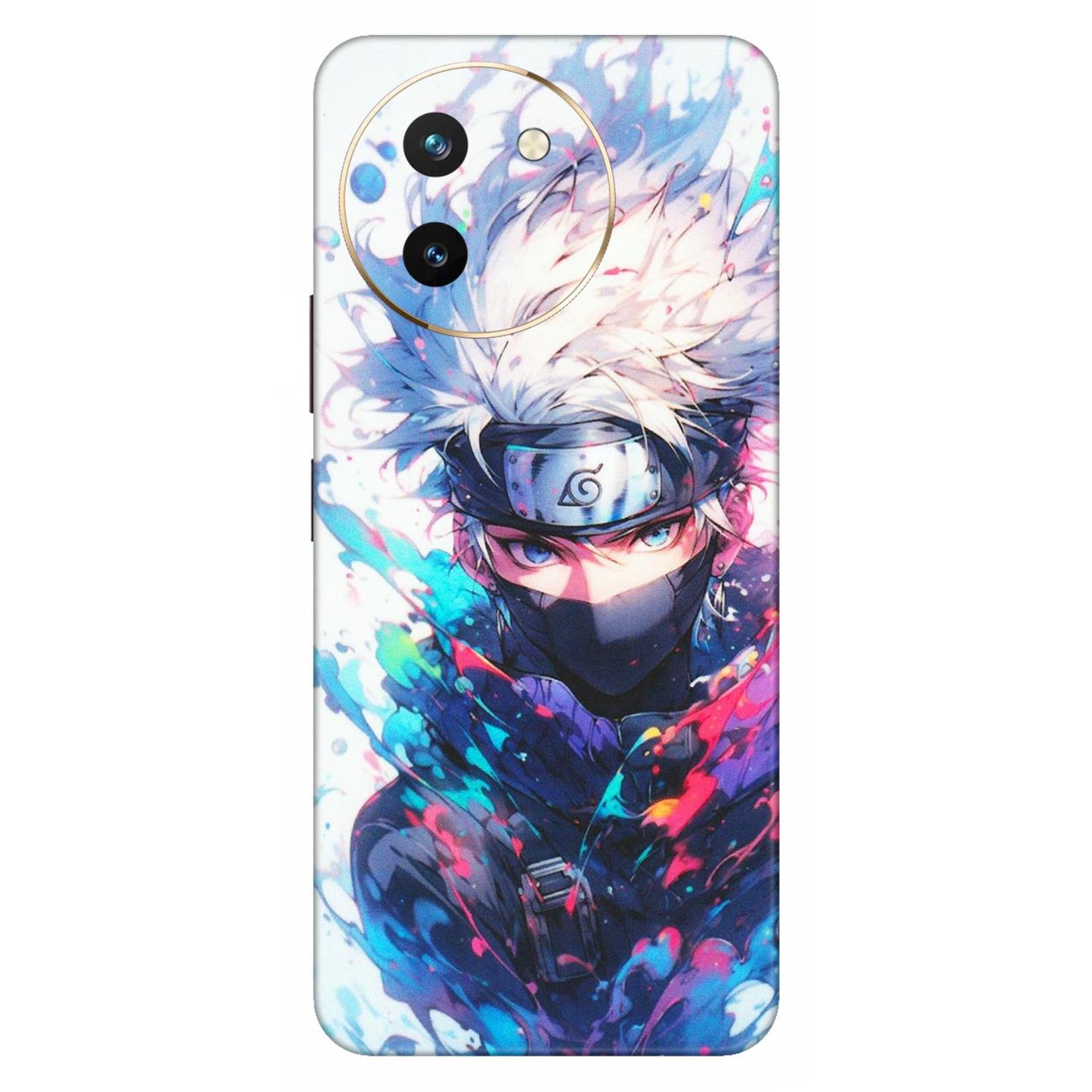 VIVO Z/V/X/T/U/S Series Phone Skins (All Models) - Naruto Face Mask - Matte Finish (M-03) Vivo T3 X (5G)