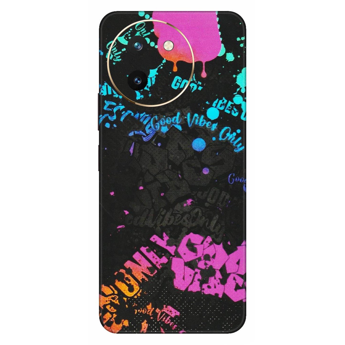 VIVO Z/V/X/T/U/S Series Phone Skins (All Models) - Majestic Black Vibes - Matte Finish (M-62) Vivo T3 X (5G)