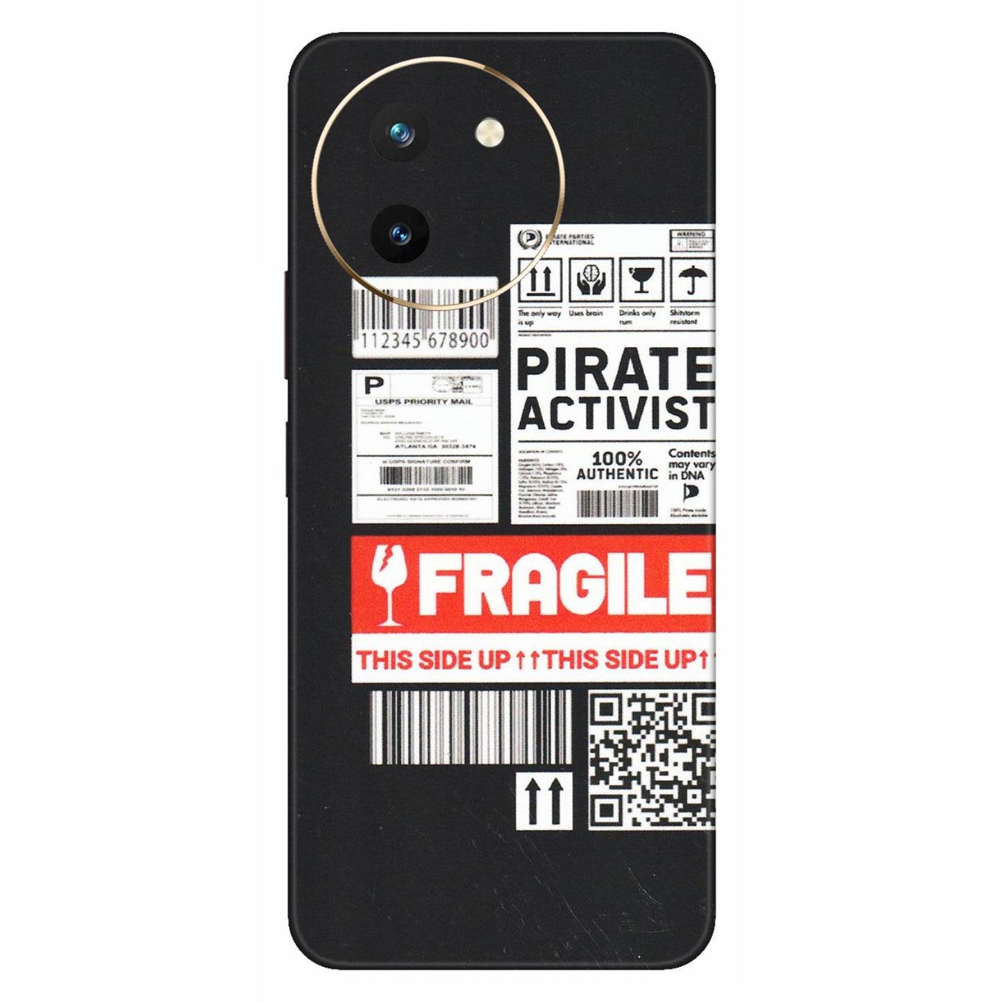 VIVO Z/V/X/T/U/S Series Phone Skins (All Models) - Handle With Care - Matte Finish (M-99) Vivo T3 X (5G)