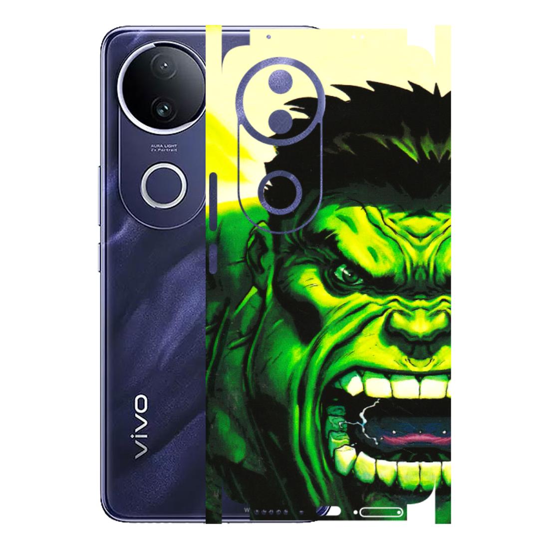 VIVO Z/V/X/T/U/S Series Phone Skins (All Models) - Hulk - 3D Embossed Finish (L-180) Vivo T4R 5G