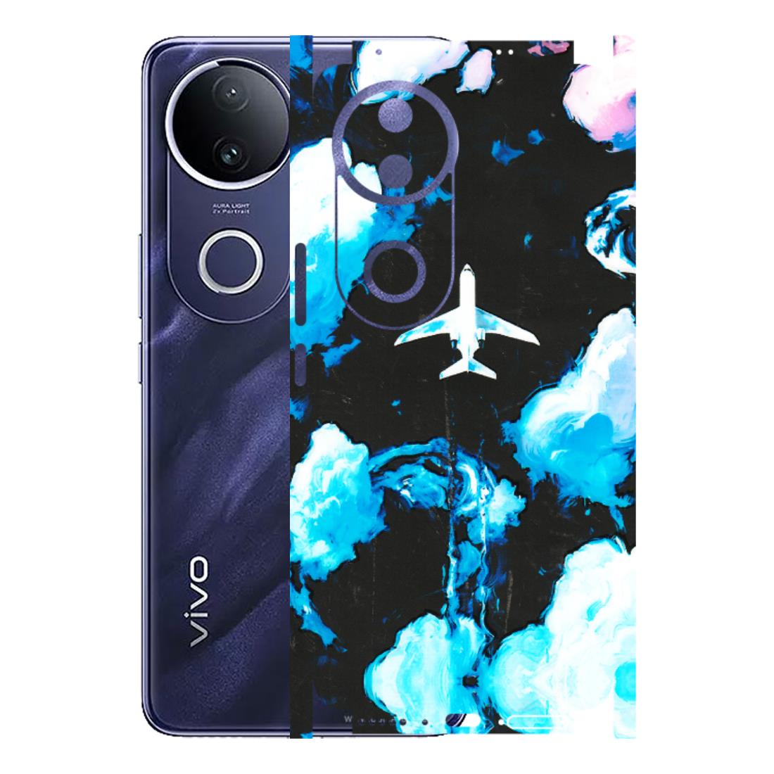 VIVO Z/V/X/T/U/S Series Phone Skins (All Models) - Travel In Airline - 3D Embossed Finish (L-264) Vivo T4R 5G