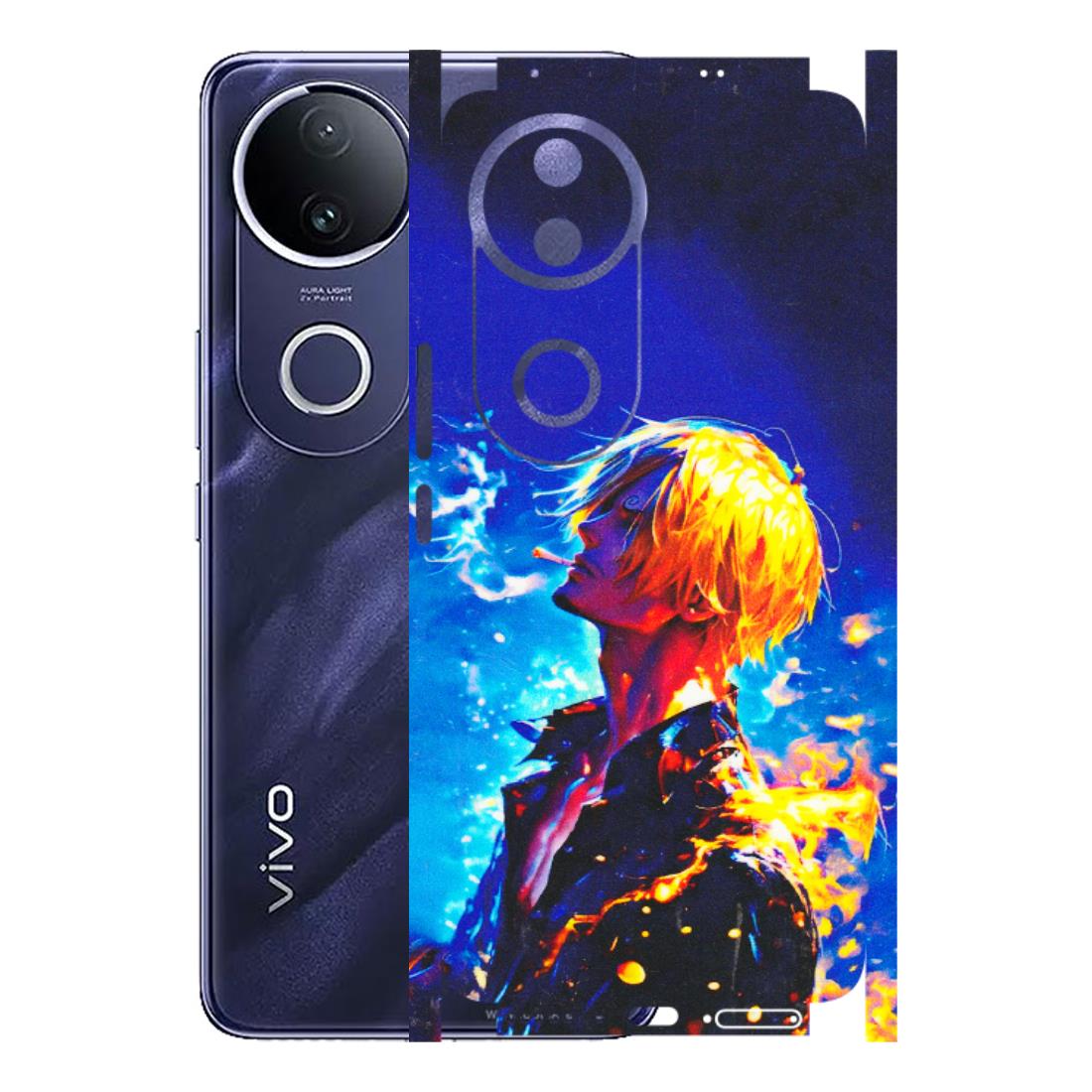 VIVO Z/V/X/T/U/S Series Phone Skins (All Models) - Sanji Vinsmoke One Piece - 3D Embossed Finish (L-319) Vivo T4R 5G