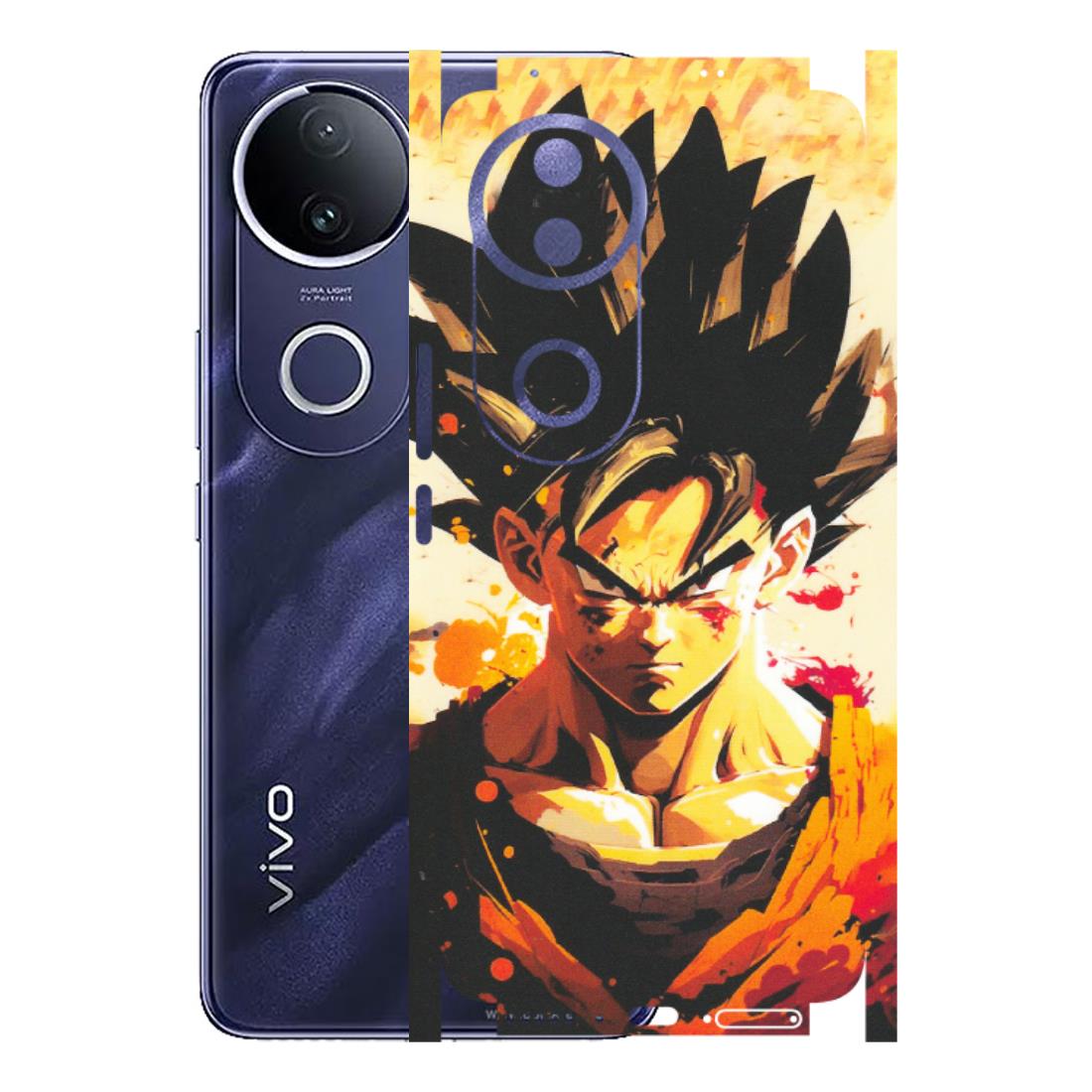 VIVO Z/V/X/T/U/S Series Phone Skins (All Models) - Angry Goku - Matte Finish (M-12) Vivo T4R 5G