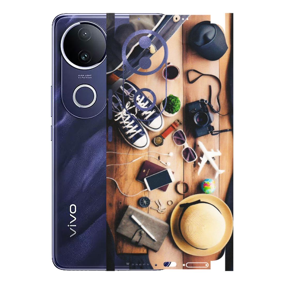 VIVO Z/V/X/T/U/S Series Phone Skins (All Models) - Travel Wanderlust - Matte Finish (M-133) Vivo T4R 5G