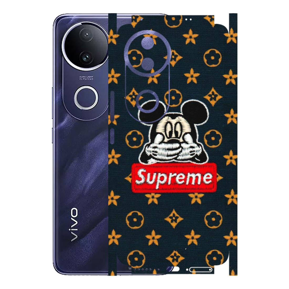 VIVO Z/V/X/T/U/S Series Phone Skins (All Models) - Mickey Supreme - Matte Finish (M-83) Vivo T4R 5G