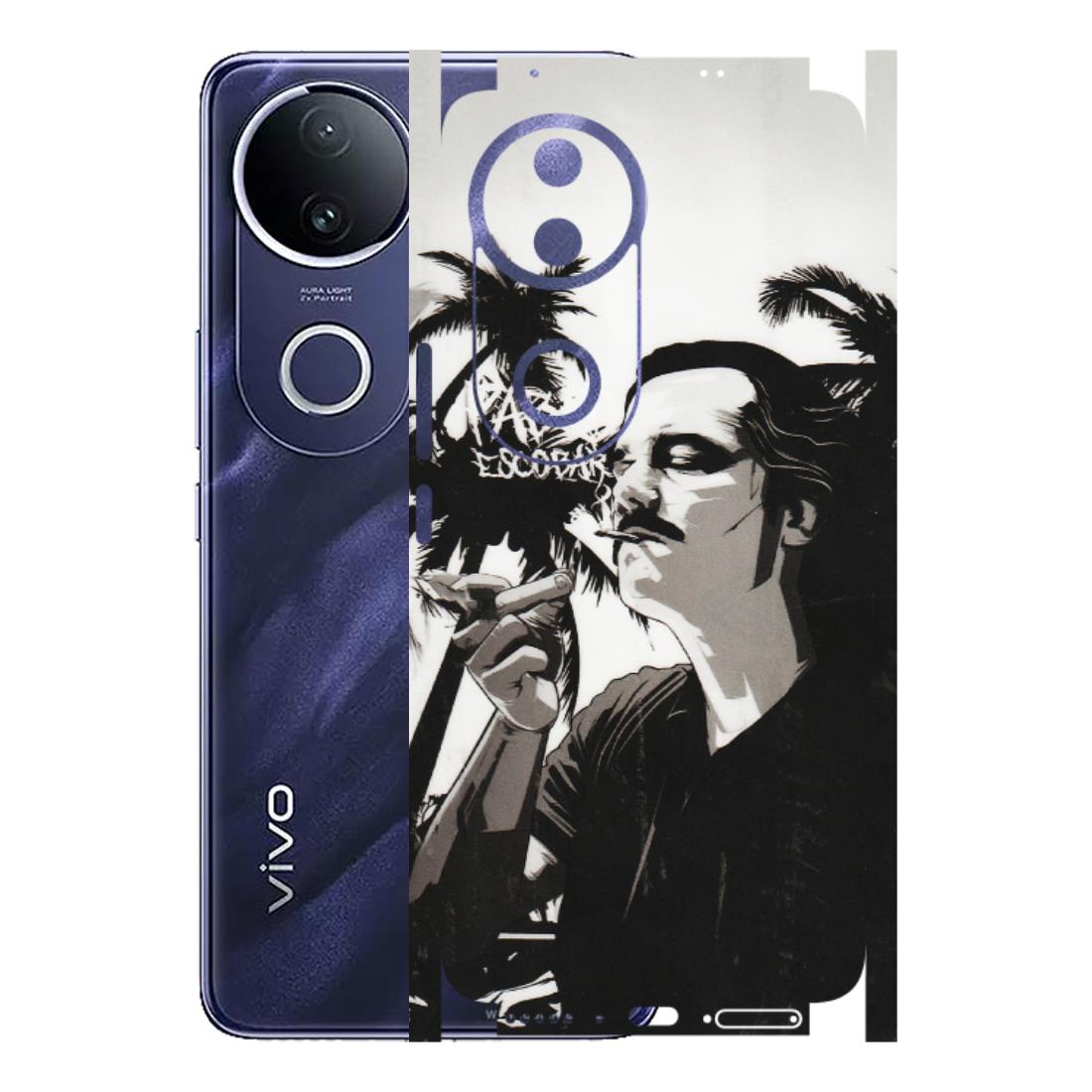 VIVO Z/V/X/T/U/S Series Phone Skins (All Models) - Pab Escobar - Transparent Finish (T-05) Vivo T4R 5G