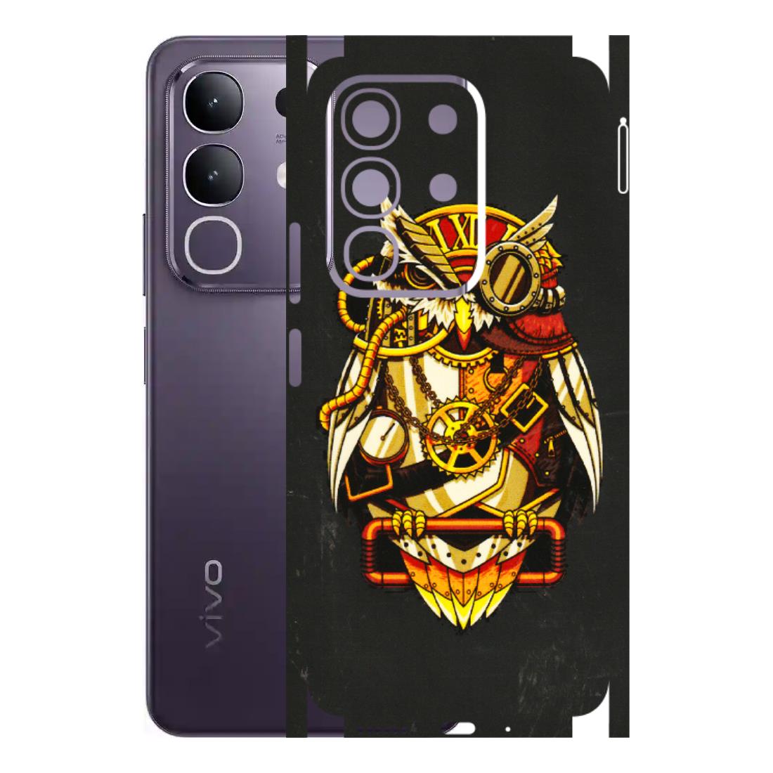 VIVO Z/V/X/T/U/S Series Phone Skins (All Models) - Classy Smart Owl - 3D Embossed Finish (L-144) Vivo T4X 5G