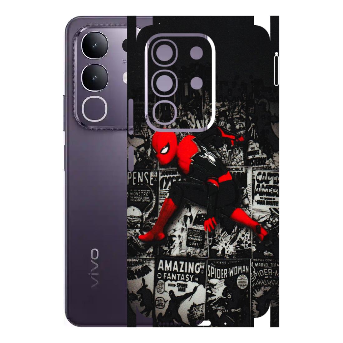 VIVO Z/V/X/T/U/S Series Phone Skins (All Models) - SpiderMan New - 3D Embossed Finish (L-162) Vivo T4X 5G
