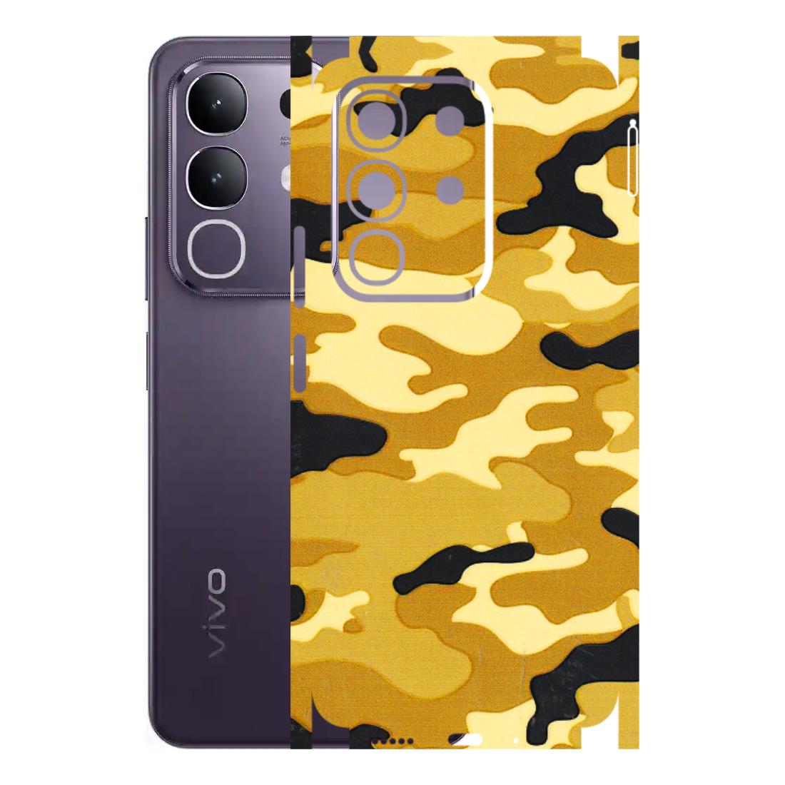 VIVO Z/V/X/T/U/S Series Phone Skins (All Models) - Indian Camo - 3D Embossed Finish (L-228) Vivo T4X 5G