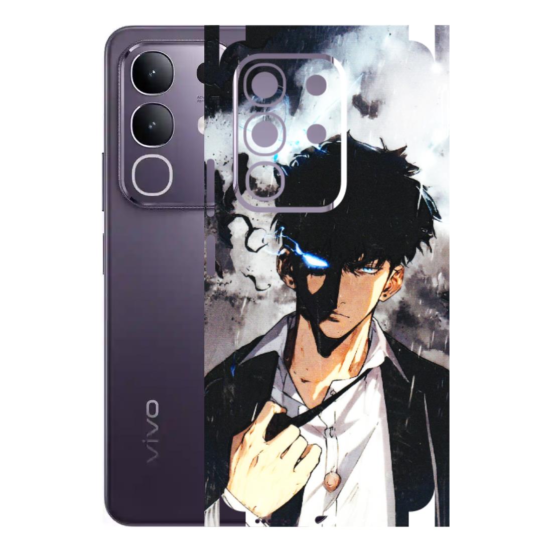 VIVO Z/V/X/T/U/S Series Phone Skins (All Models) - Sung Jinwoo Manhwa Anime - 3D Embossed Finish (L-328) Vivo T4X 5G