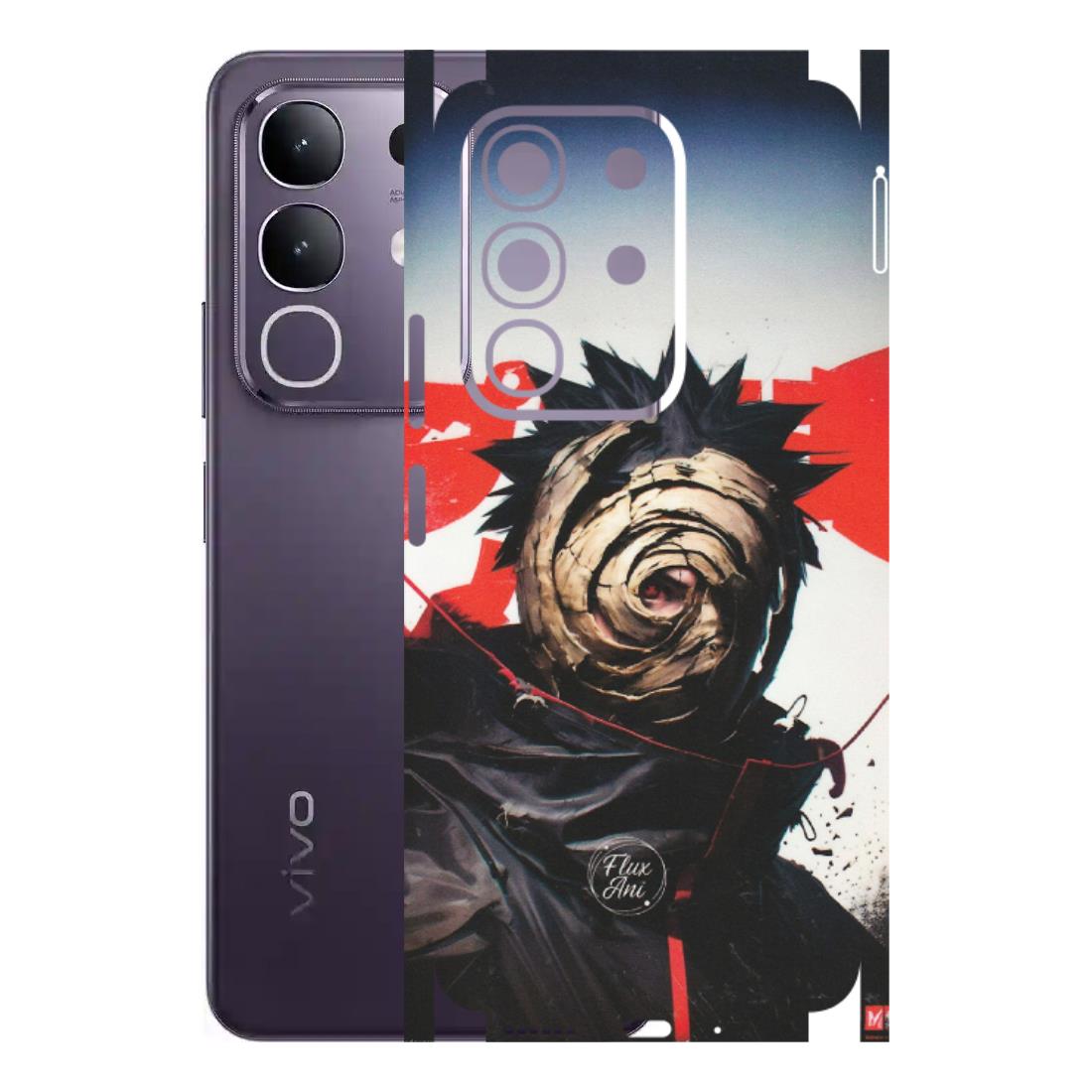 VIVO Z/V/X/T/U/S Series Phone Skins (All Models) - Obito Uchiha Cool Anime - Matte Finish (M-134) Vivo T4X 5G