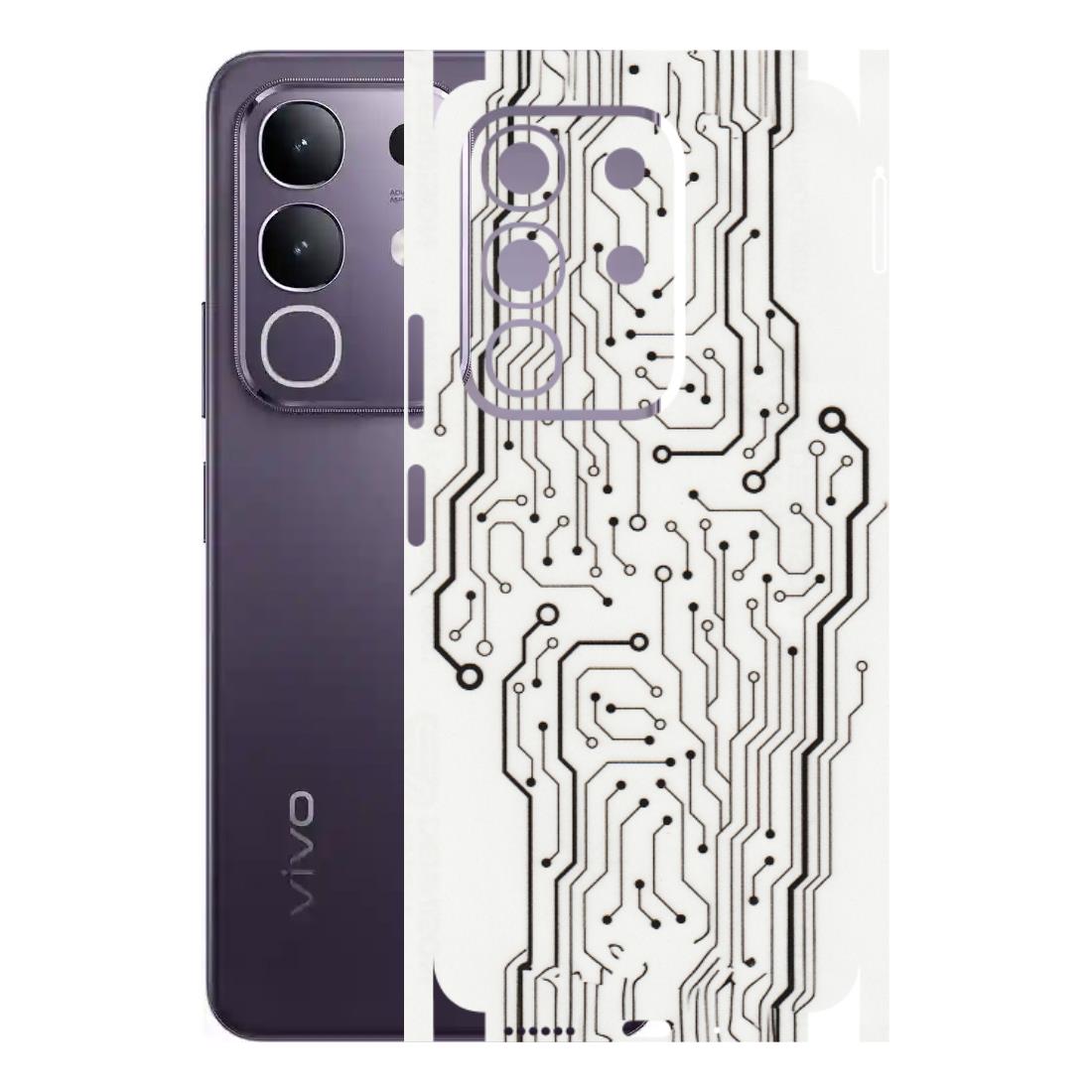 VIVO Z/V/X/T/U/S Series Phone Skins (All Models) - Tech Circuits - Transparent Finish (T-03) Vivo T4X 5G