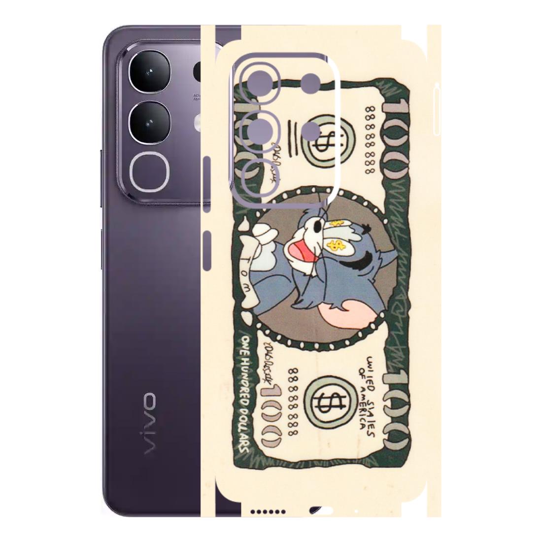 VIVO Z/V/X/T/U/S Series Phone Skins (All Models) - One Hundred Dollar Tom - Transparent Finish (T-16) Vivo T4X 5G
