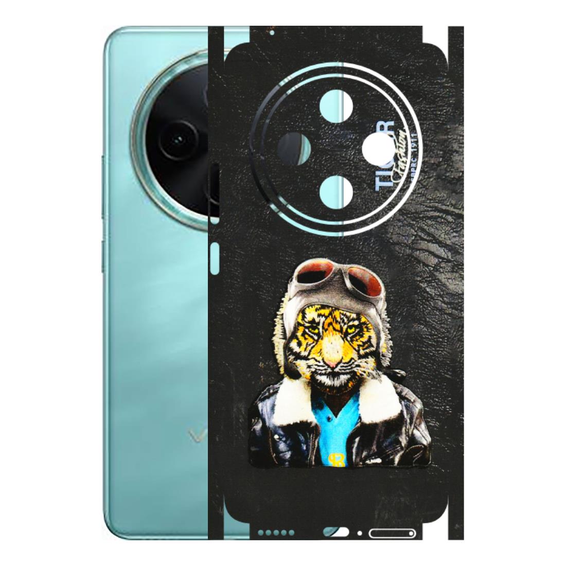VIVO Z/V/X/T/U/S Series Phone Skins (All Models) - Rider Tiger - 3D Embossed Finish (L-113) Vivo T4 5G
