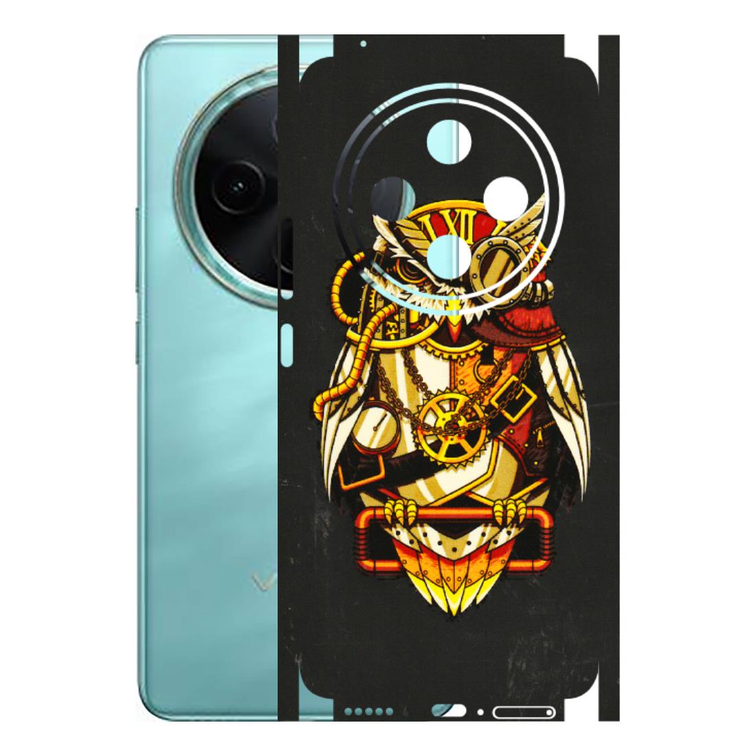 VIVO Z/V/X/T/U/S Series Phone Skins (All Models) - Classy Smart Owl - 3D Embossed Finish (L-144) Vivo T4 5G