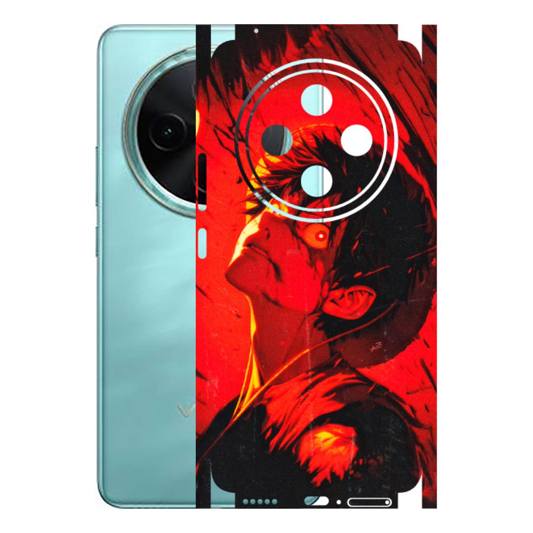 VIVO Z/V/X/T/U/S Series Phone Skins (All Models) - D.Luffy Power Up One Piece Anime - 3D Embossed Finish (L-326) Vivo T4 5G