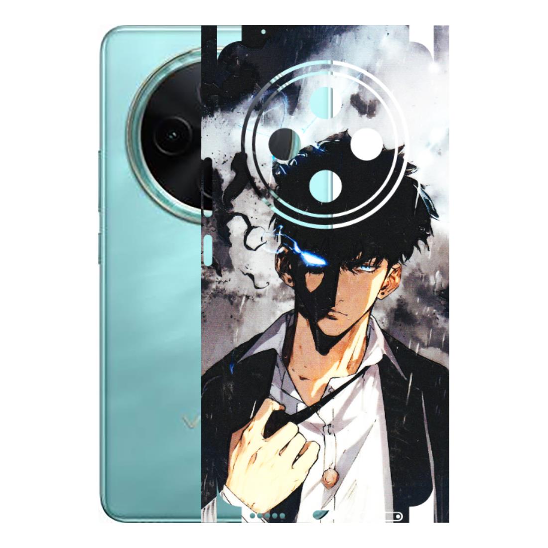 VIVO Z/V/X/T/U/S Series Phone Skins (All Models) - Sung Jinwoo Manhwa Anime - 3D Embossed Finish (L-328) Vivo T4 5G