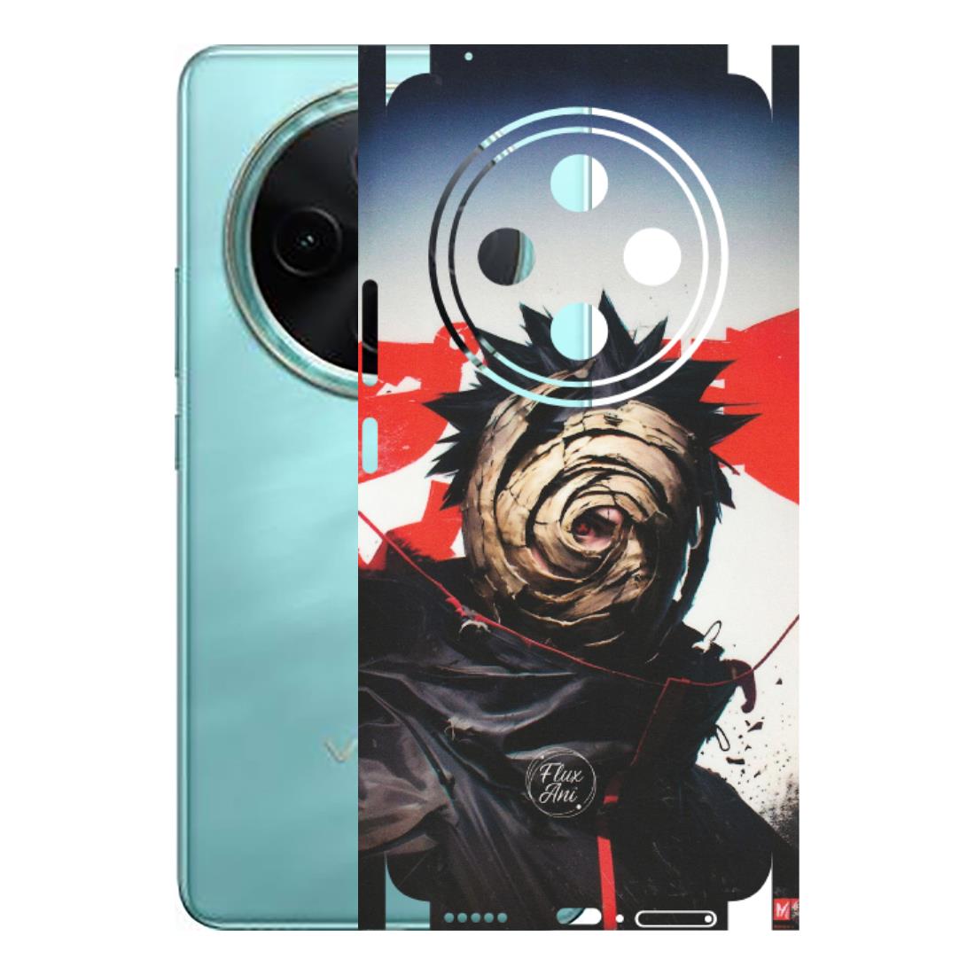 VIVO Z/V/X/T/U/S Series Phone Skins (All Models) - Obito Uchiha Cool Anime - Matte Finish (M-134) Vivo T4 5G