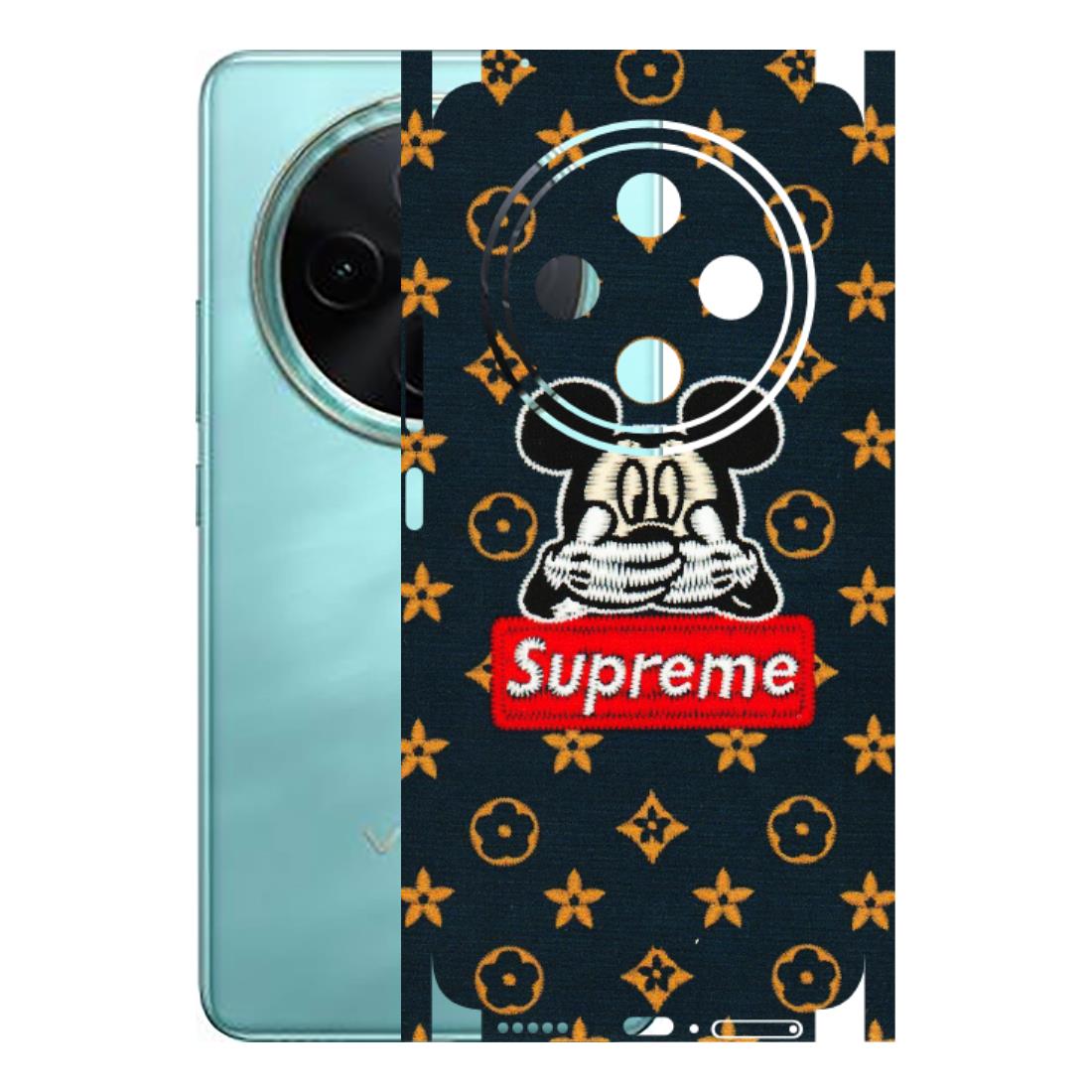 VIVO Z/V/X/T/U/S Series Phone Skins (All Models) - Mickey Supreme - Matte Finish (M-83) Vivo T4 5G