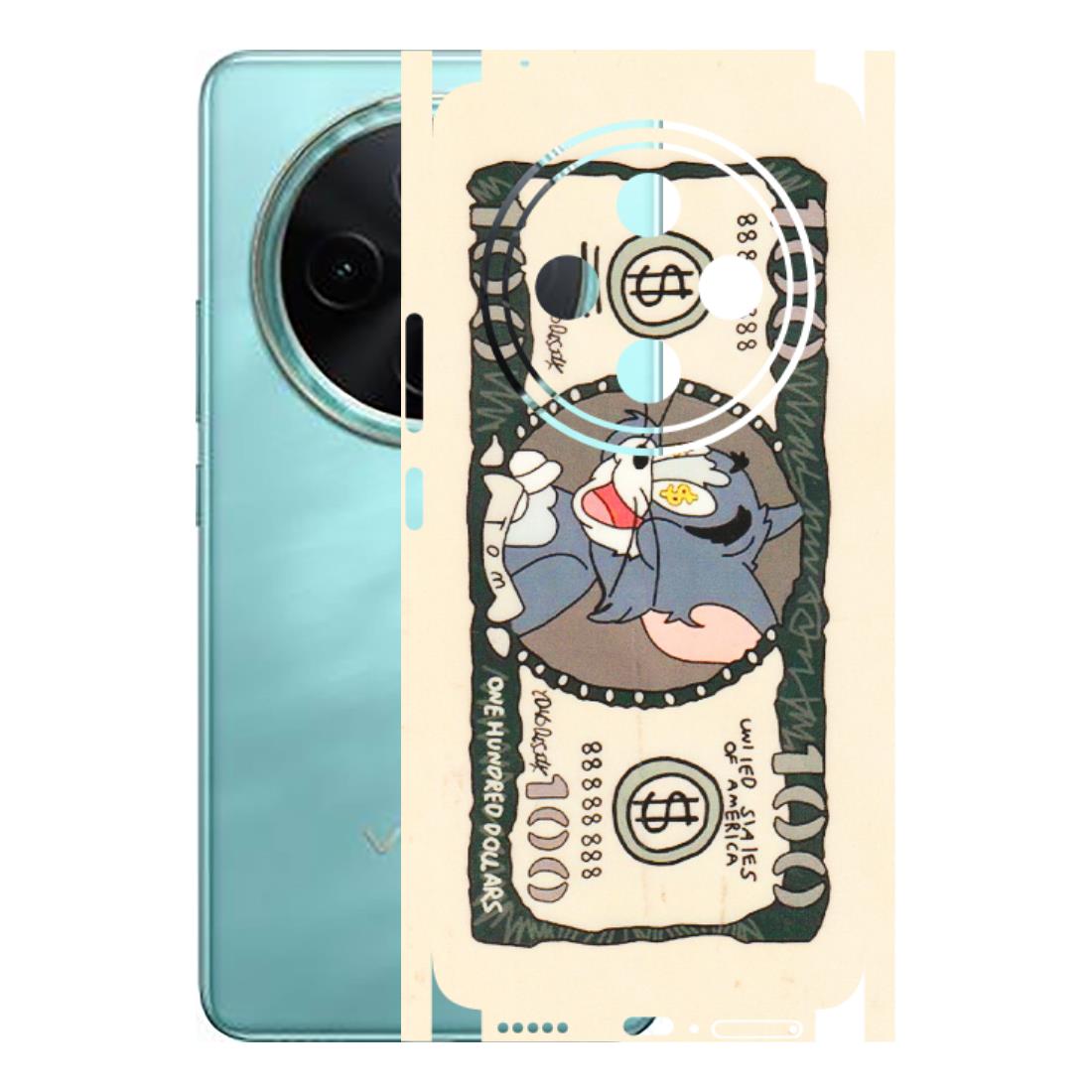 VIVO Z/V/X/T/U/S Series Phone Skins (All Models) - One Hundred Dollar Tom - Transparent Finish (T-16) Vivo T4 5G