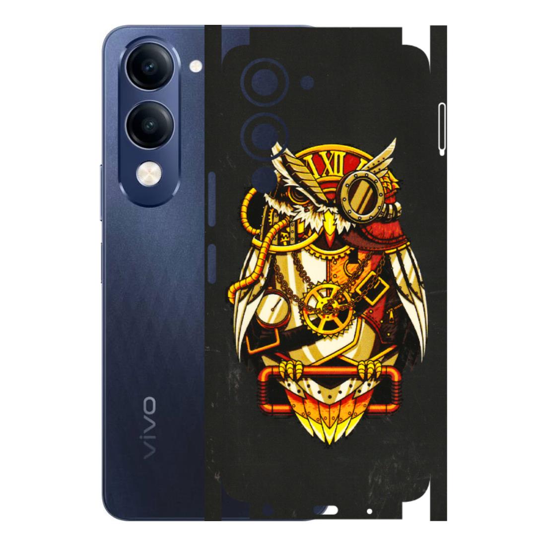 VIVO Z/V/X/T/U/S Series Phone Skins (All Models) - Classy Smart Owl - 3D Embossed Finish (L-144) Vivo T4 Lite
