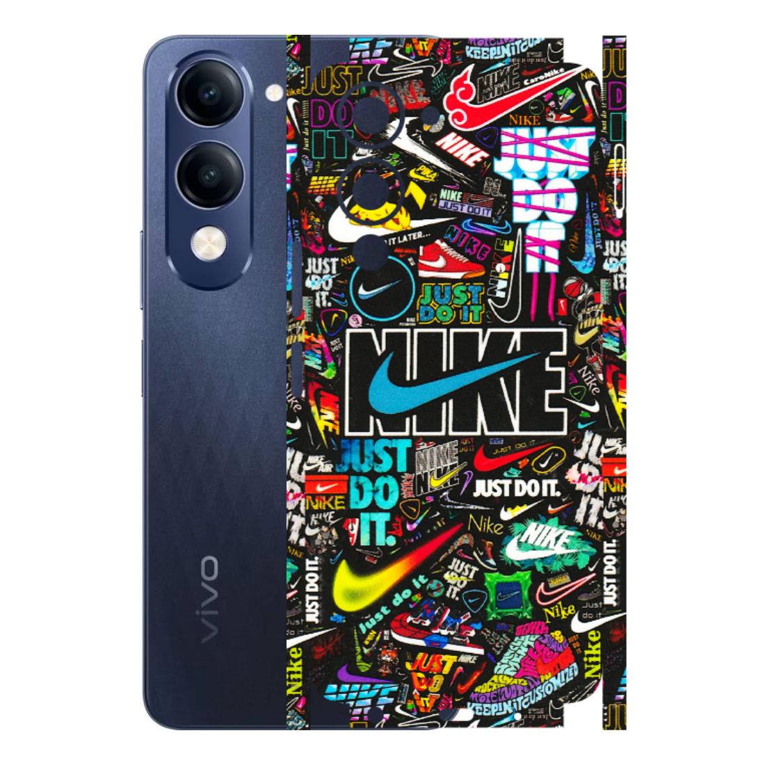 VIVO Z/V/X/T/U/S Series Phone Skins (All Models) - Just Do It Doodles - 3D Embossed Finish (L-166) Vivo T4 Lite