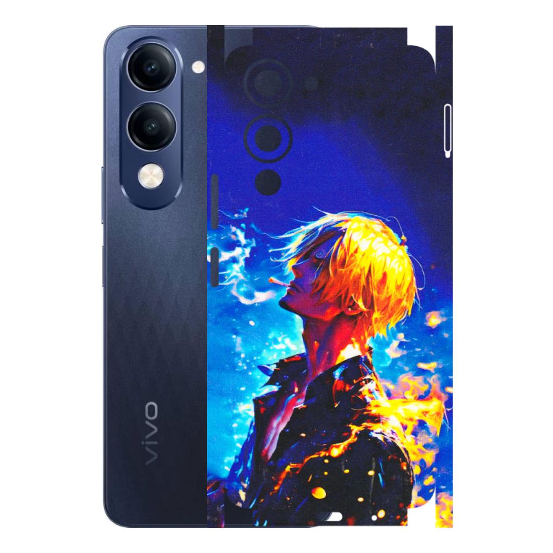 VIVO Z/V/X/T/U/S Series Phone Skins (All Models) - Sanji Vinsmoke One Piece - 3D Embossed Finish (L-319) Vivo T4 Lite