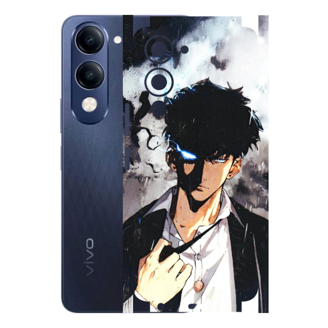 VIVO Z/V/X/T/U/S Series Phone Skins (All Models) - Sung Jinwoo Manhwa Anime - 3D Embossed Finish (L-328) Vivo T4 Lite