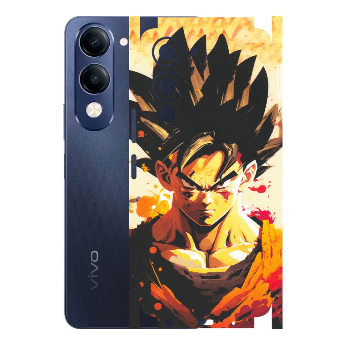 VIVO Z/V/X/T/U/S Series Phone Skins (All Models) - Angry Goku - Matte Finish (M-12) Vivo T4 Lite