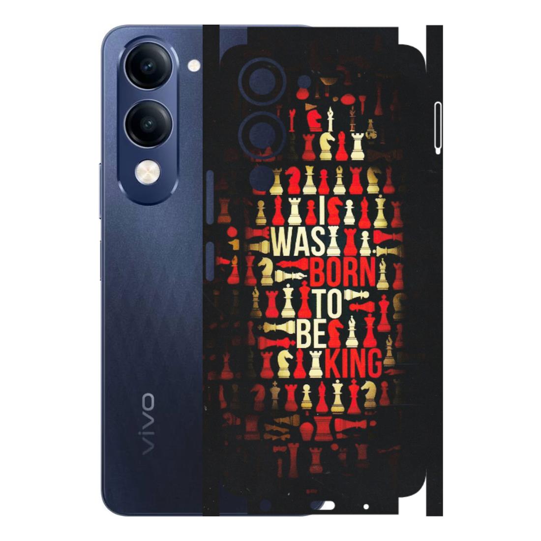 VIVO Z/V/X/T/U/S Series Phone Skins (All Models) - Born To Be King - Matte Finish (M-73) Vivo T4 Lite