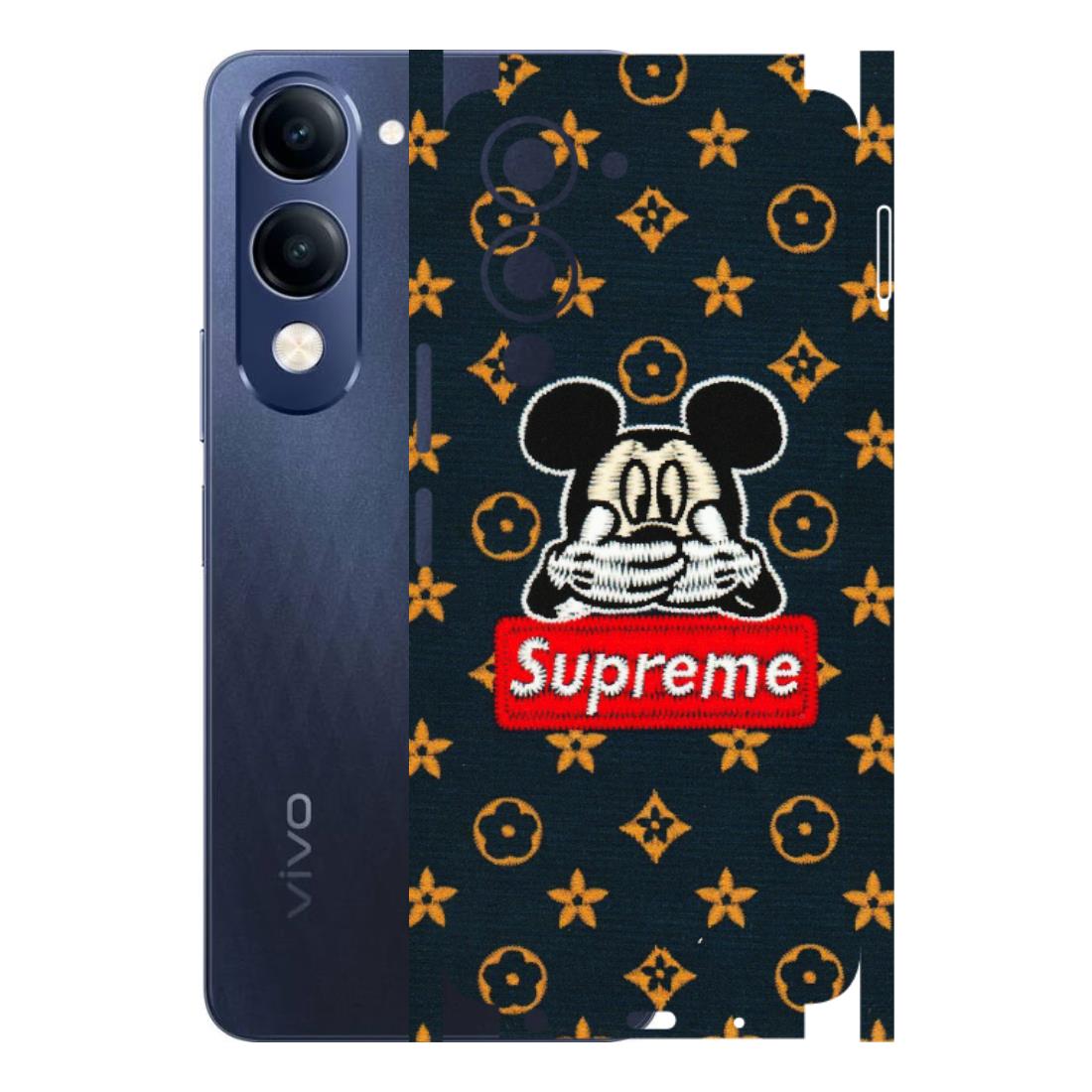 VIVO Z/V/X/T/U/S Series Phone Skins (All Models) - Mickey Supreme - Matte Finish (M-83) Vivo T4 Lite