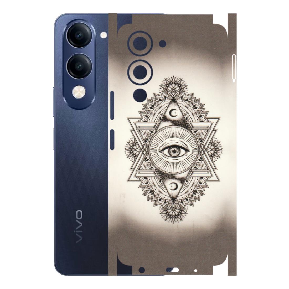 VIVO Z/V/X/T/U/S Series Phone Skins (All Models) - Illuminati Great Eye - Transparent Finish (T-14) Vivo T4 Lite