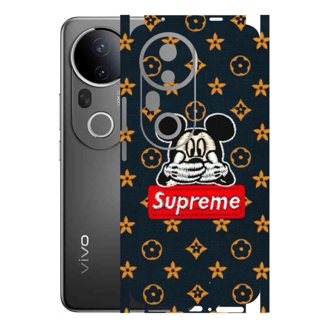 VIVO Z/V/X/T/U/S Series Phone Skins (All Models) - Mickey Supreme - Matte Finish (M-83) Vivo T4 Ultra